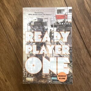 Ready Player One paperback book by Ernest Cline